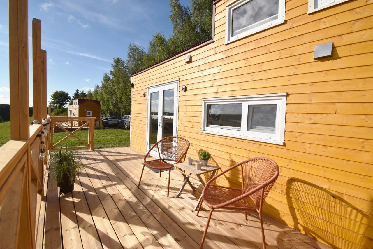 Вилла Dadaj Park - Tiny House Бискупец Экстерьер фото
